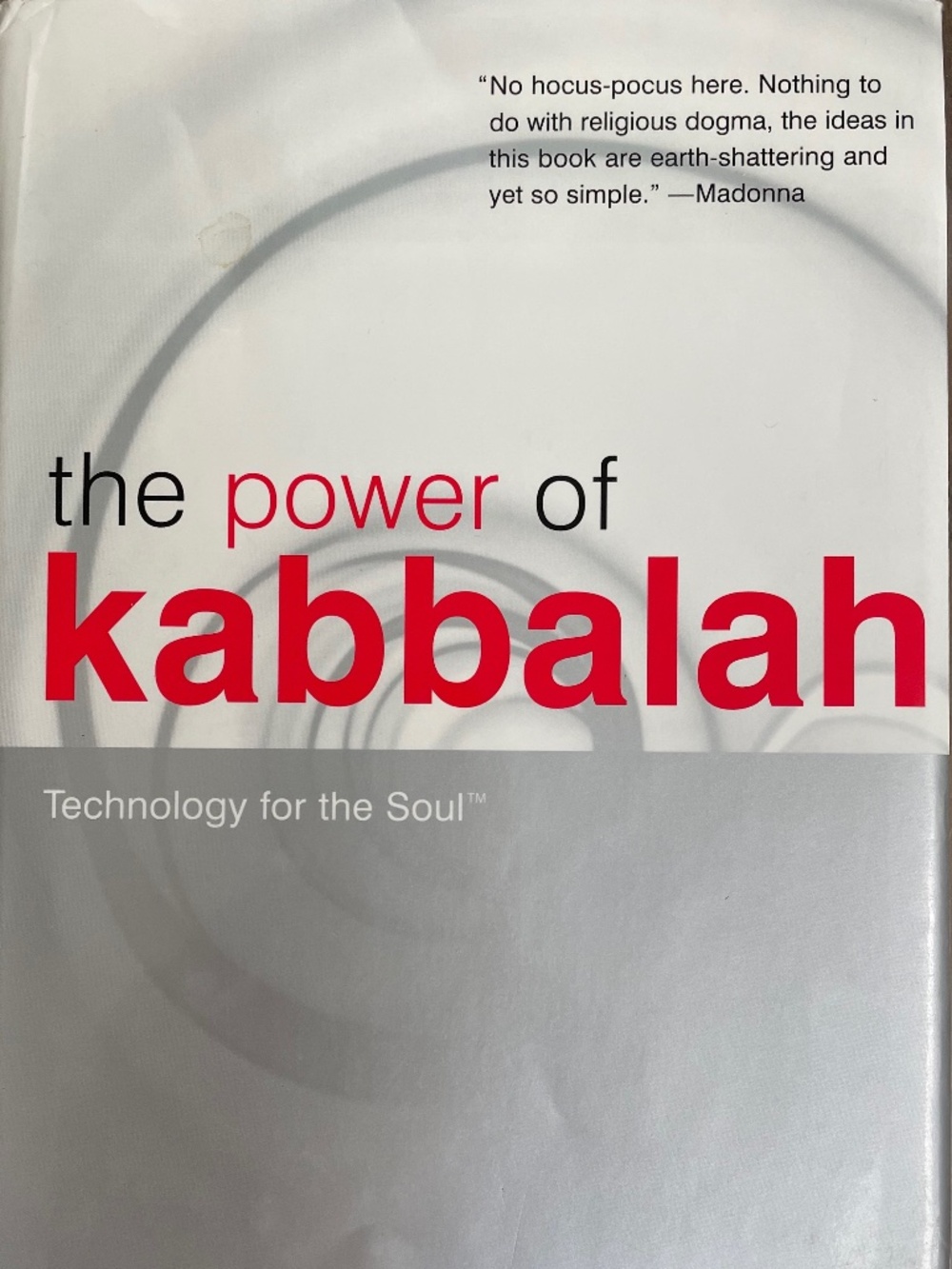"The Power of Kabbalah" Hardcover Book